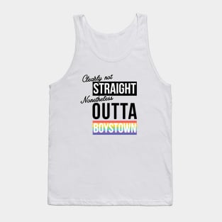 (Clearly Not) Straight - (Nonetheless) Outta Boystown Tank Top